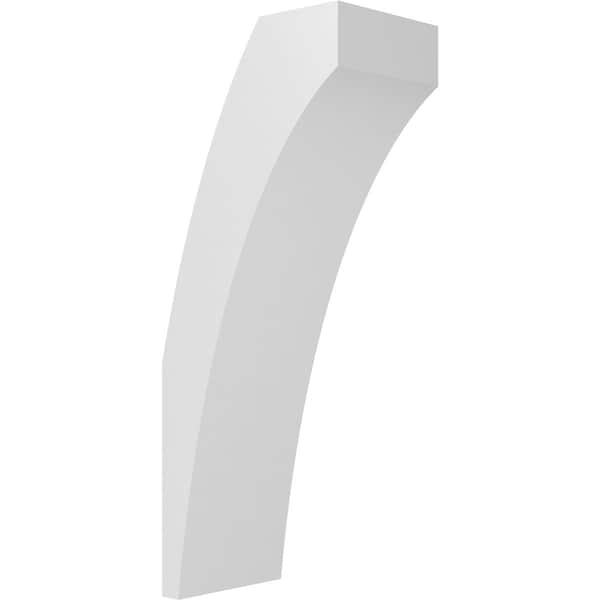 Ekena Millwork 5 1/2-in. W x 8-in. D x 20-in. H Thorton Architectural Grade PVC Knee Brace BRCP055X08X20THR - main